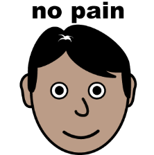 No pain
