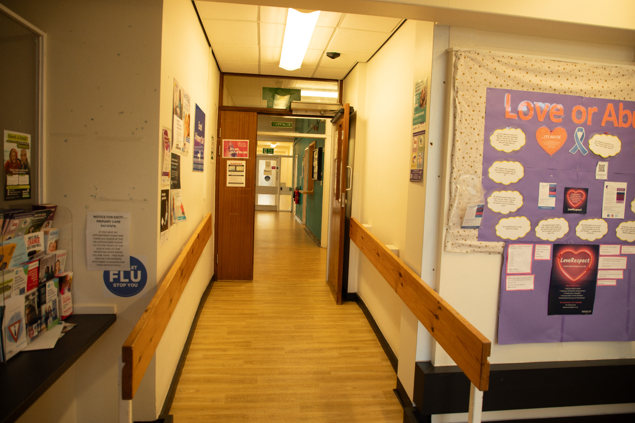 Birleywood reception area.