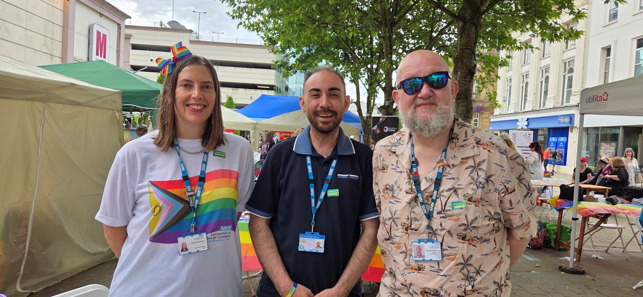 Colleagues at Pride.