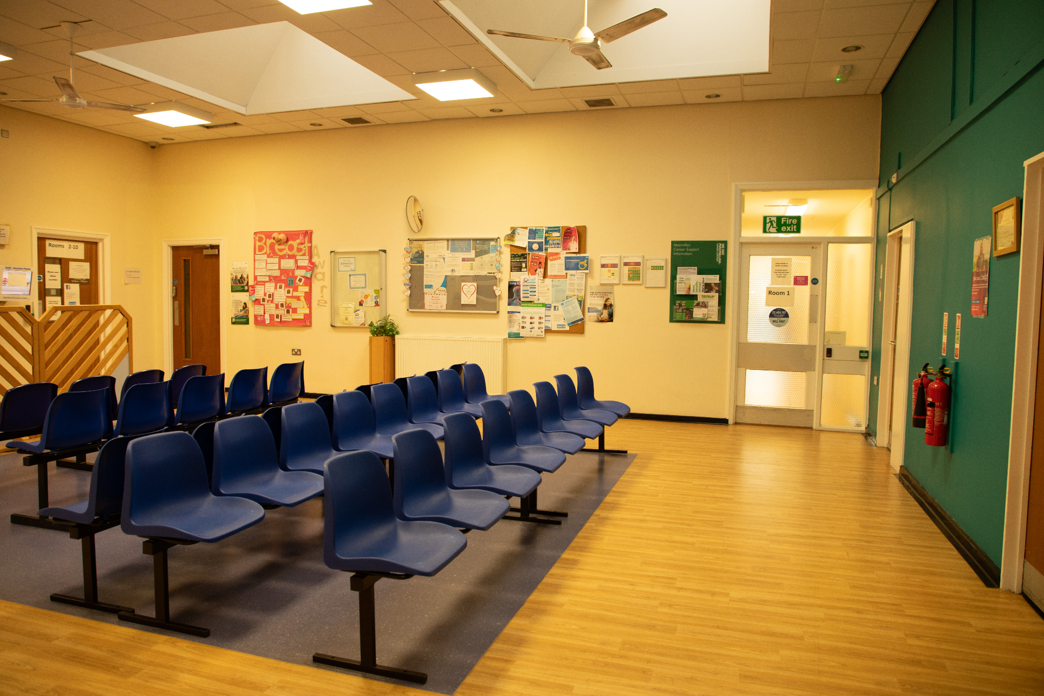 Birleywood waiting area.
