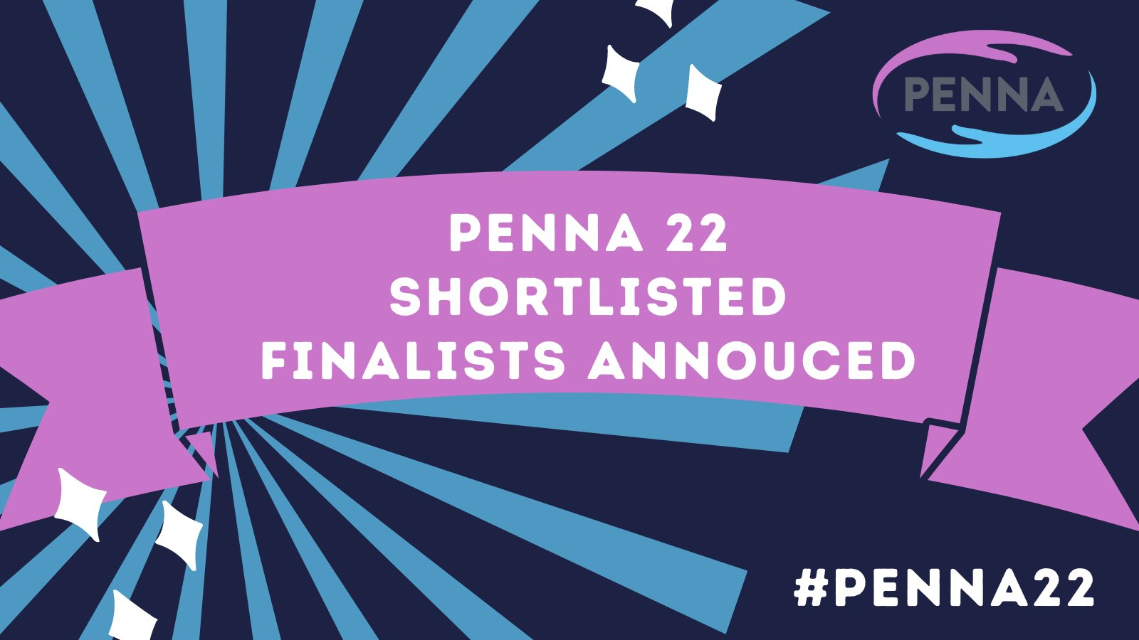 Penna 22 shortlist announcement graphic