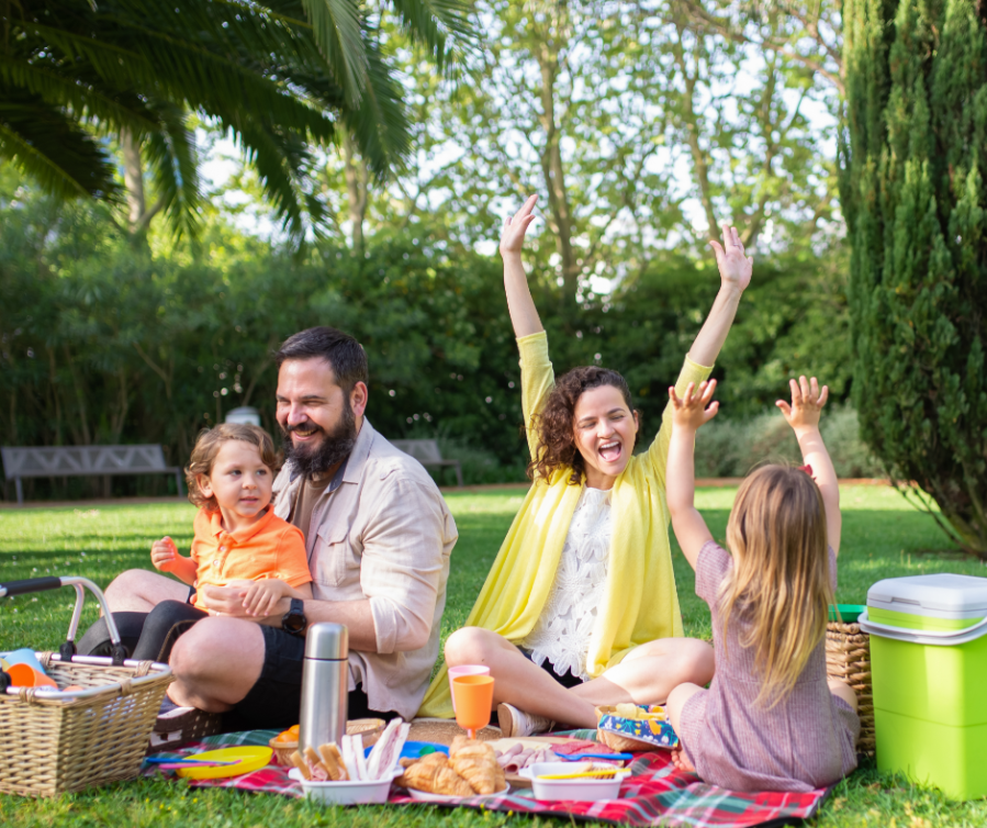Family picnic in the park.png